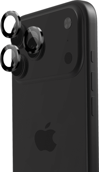 BlueBuilt Aluminum Camera Lens Protector Apple iPhone 17 Pro/17 Pro Max Black
