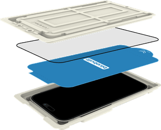 BlueBuilt Back Cover iPhone 17 Pro Transparant + Screenprotector Glas Duo Pack