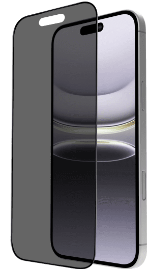BlueBuilt Protective Back Cover with MagSafe iPhone 17 Black + iPhone 17 Privacy Screen Protector Glass