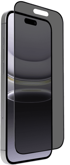 BlueBuilt Protective Back Cover with MagSafe iPhone 17 Black + iPhone 17 Privacy Screen Protector Glass