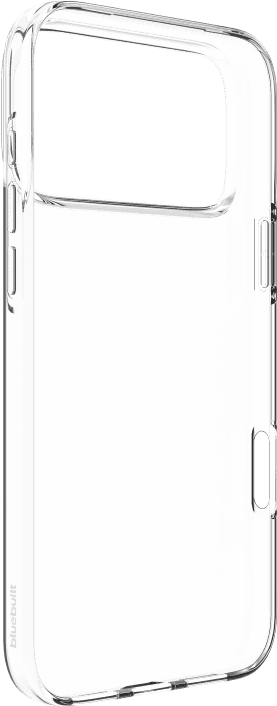 BlueBuilt Back Cover iPhone 17 Pro Max Transparent + Privacy Filter Screen Protector Duo Pack