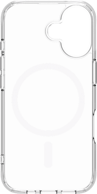 BlueBuilt Protective Back Cover met MagSafe iPhone 17 Transparant