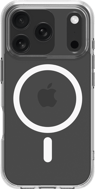 BlueBuilt Protective Back Cover met MagSafe iPhone 17 Pro Transparant