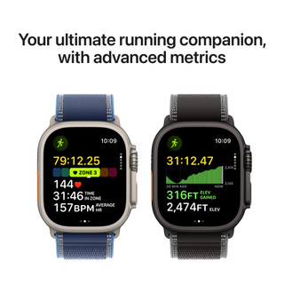 Apple Watch Ultra 3 Cellular 49mm Zwart Trail Band S/M