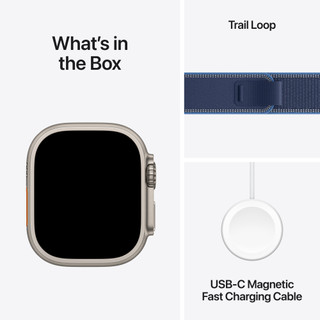 Apple Watch Ultra 3 Cellular 49mm Natural Trail Band S/M