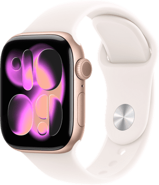 Apple Watch Series 11 42mm Roségoud Sportband S/M