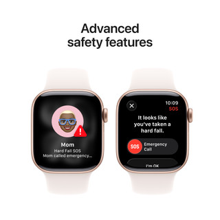 Apple Watch Series 11 Cellular 42mm  Rosegoud Sportband M/L