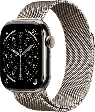 Apple Watch Series 11 5G 42mm Titanium Natural Milanese Loop