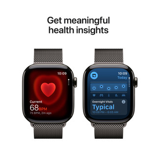 Apple Watch Series 11 Cellular 42mm Titanium  Slate Milanese Band