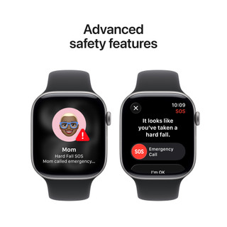 Apple Watch Series 11 46mm Grijs Sportband M/L