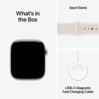 Apple Watch Series 11 Cellular 46mm  Rosegoud Sportband S/M