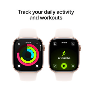 Apple Watch Series 11 Cellular 46mm  Rosegoud Sportband S/M