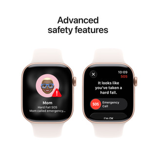 Apple Watch Series 11 Cellular 46mm  Rosegoud Sportband S/M