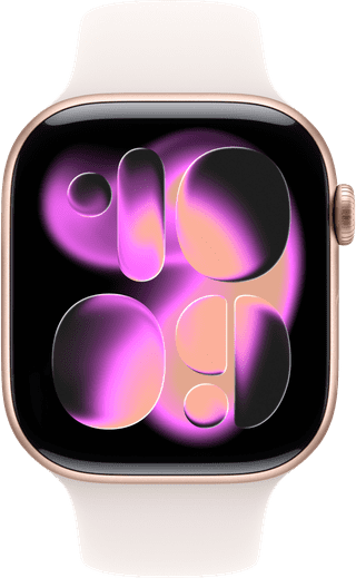 Apple Watch Series 11 Cellular 46mm  Rosegoud Sportband S/M