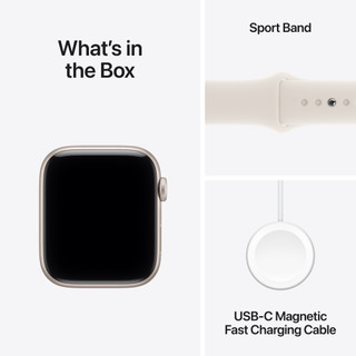 Apple Watch SE 3 44mm Starlight Sportband S/M