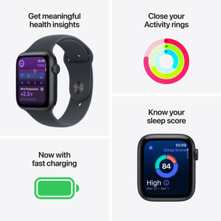 Apple Watch SE 3 44mm Starlight Sportband M/L