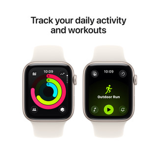 Apple Watch SE 3 44mm Starlight Sportband M/L