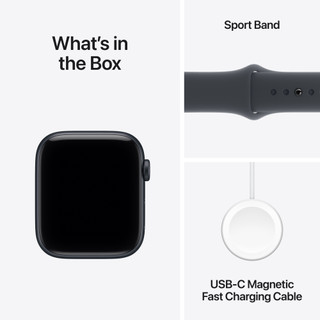 Apple Watch SE 3 44mm Midnight Sportband S/M