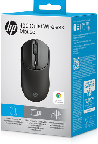 HP 400 Stille Draadloze Muis Zwart
