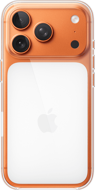 Apple iPhone 17 Pro Back Cover met MagSafe Transparant