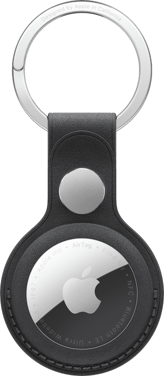 Apple AirTag FineWoven Sleutelhanger Zwart