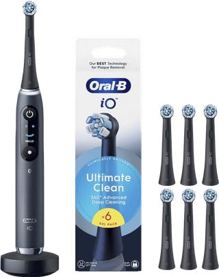Oral-B iO 9n Onyx Zwart + 6 opzetborstels