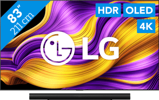 LG 83" OLED EVO G55 4K (2025) + Sonos Arc Ultra Zwart