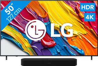 LG 50" QNED82 4K (2025) + Sonos Beam Gen2 Zwart