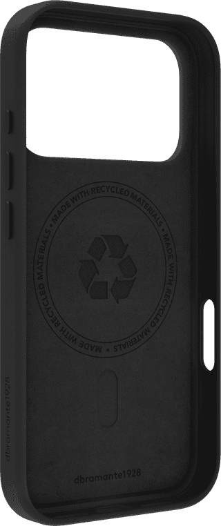DBramante1928 Roskilde Apple iPhone 17 Pro Back Cover met MagSafe Leer Zwart