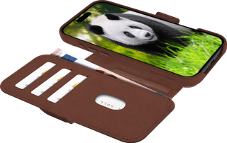 dbramante1928 Lynge iPhone Air Book Case Leather with MagSafe Brown