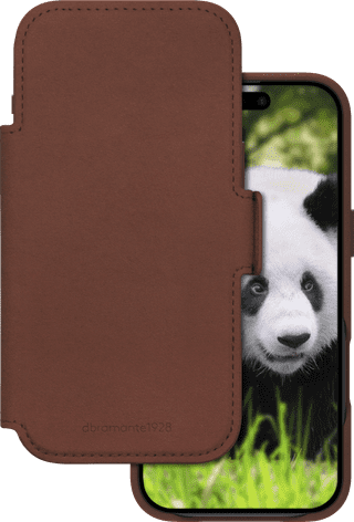 dbramante1928 Lynge iPhone Air Book Case Leather with MagSafe Brown