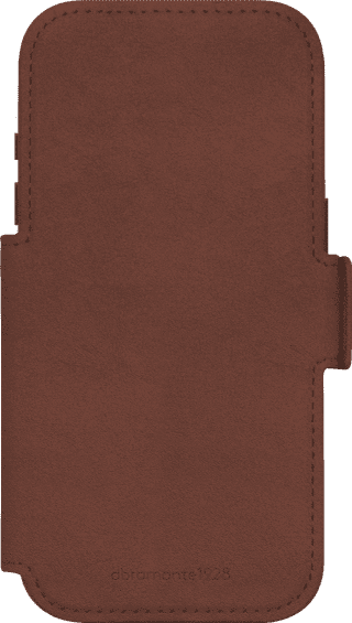 DBramante1928 Lynge iPhone 17 Pro Book Case Leer met MagSafe Bruin