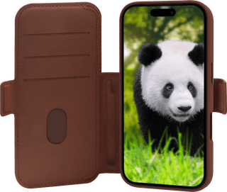 dbramante1928 Lynge iPhone 17 Pro Book Case Leather with MagSafe Brown