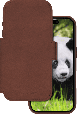 DBramante1928 Lynge iPhone 17 Pro Book Case Leer met MagSafe Bruin