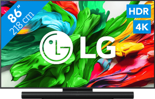 LG 86" QNED86 EVO 4K (2025) + Sonos Arc Ultra Zwart