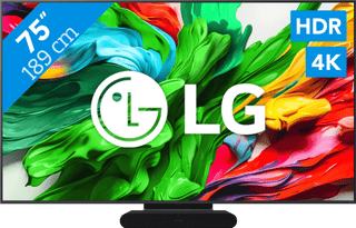 LG 75" QNED86 EVO 4K (2025) + Sonos Ray Zwart