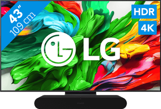 LG 43" QNED86 EVO 4K (2025) + Sonos Ray Zwart