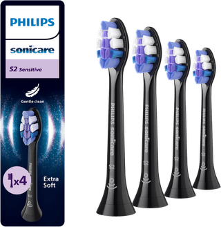 Philips Sonicare Optimal Sensitive HX6054/88 Zwart (4 stuks)