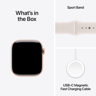 Apple Watch Series 11 Cellular 42mm  Rosegoud Sportband S/M