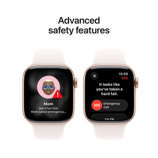 Apple Watch Series 11 Cellular 42mm  Rosegoud Sportband S/M