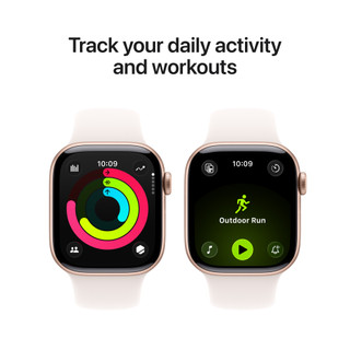 Apple Watch Series 11 Cellular 42mm  Rosegoud Sportband S/M