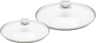 Demeyere Glazen Dekselset 24 + 28 cm