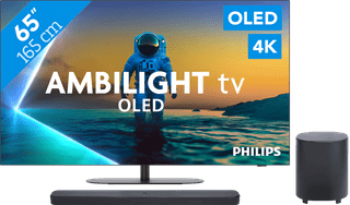 Philips Ambilight 65'' OLED810 4K (2025) + JBL Bar 500 M2 Zwart
