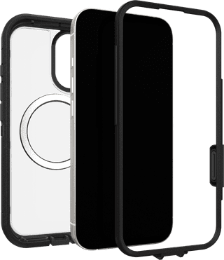 OtterBox Defender Pro XT iPhone 17 Back Cover met MagSafe Magneet Transparant Zwarte Rand