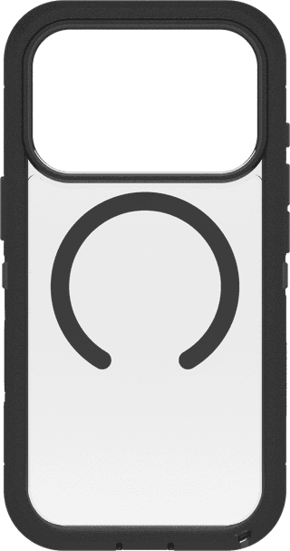 OtterBox Defender Pro XT iPhone 17 Pro Back Cover with MagSafe Magnet Transparent Black
