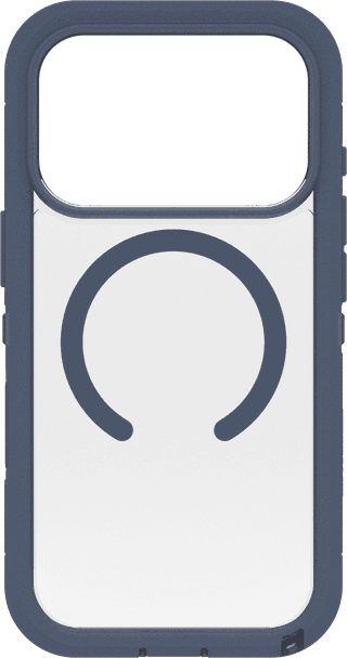 OtterBox Defender Pro XT iPhone 17 Pro Back Cover with MagSafe Magnet Transparent Blue