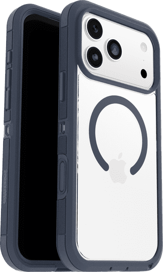OtterBox Defender Pro XT iPhone 17 Pro Max Back Cover MagSafe Magnet Transparent Blue