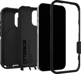 OtterBox Defender Pro iPhone 17 Back Cover with MagSafe Magnet Black
