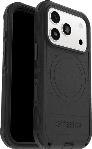 OtterBox Defender Pro iPhone 17 Pro Back Cover met MagSafe Magneet Zwart