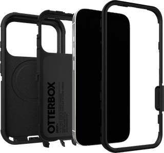 OtterBox Defender Pro iPhone 17 Pro Back Cover met MagSafe Magneet Zwart